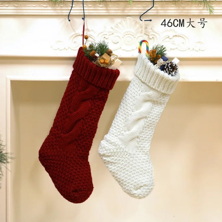 Wholesale Good Quality 100% Acrylic Large Christmas Candy Bags & Stockings Luxury Fashion Home Decoration China Origin