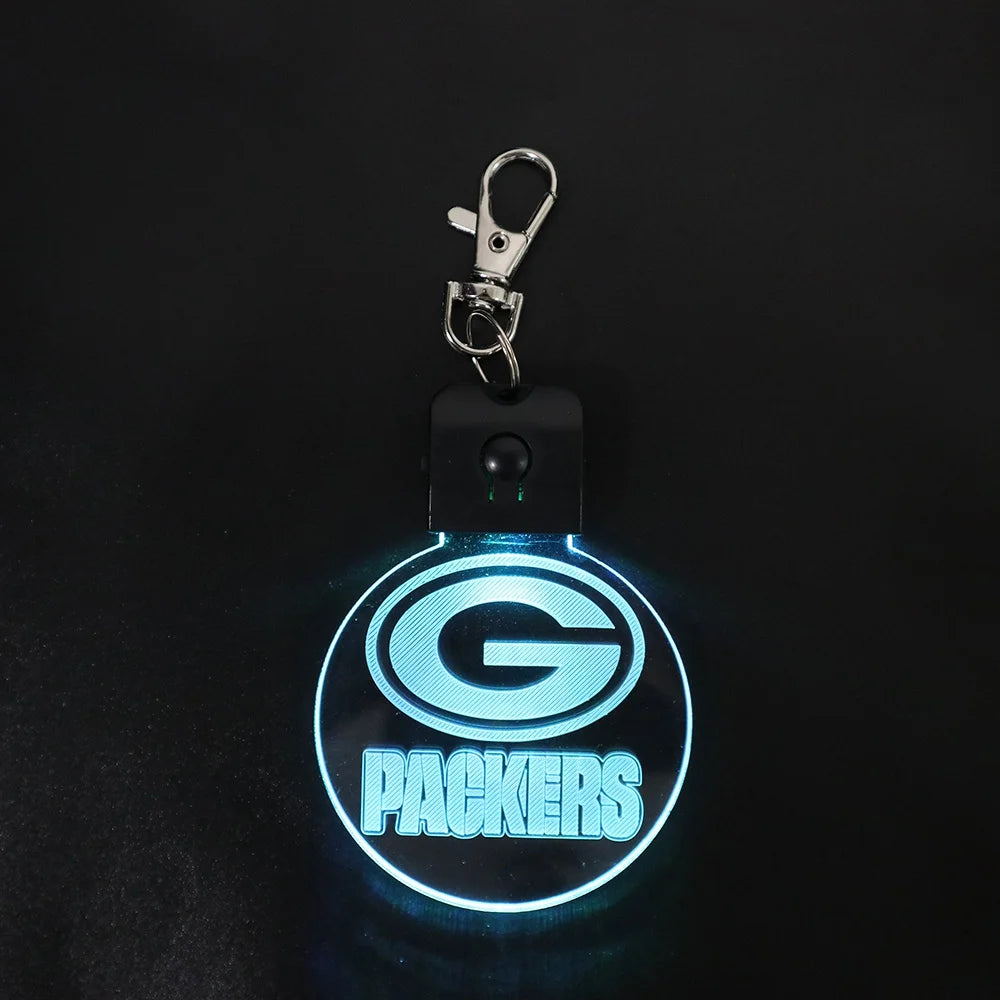 Car logo Plastic Key Holder for Led Keychain RGB Acrylic Key Ring DIY Design Rechargeable Decor Light Lamp 3d Illusion Lamp