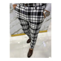 Wholesale Customized Men's Plaid Long Pants Plus Size Chino Pants Trousers Casual Business Golf Dress Pants for Men