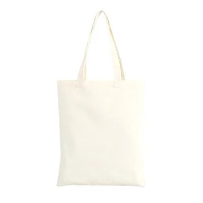 Wholesale Customizable Plain White Cotton Canvas Tote Bags Reusable Shopping Bags with Custom Print Logo