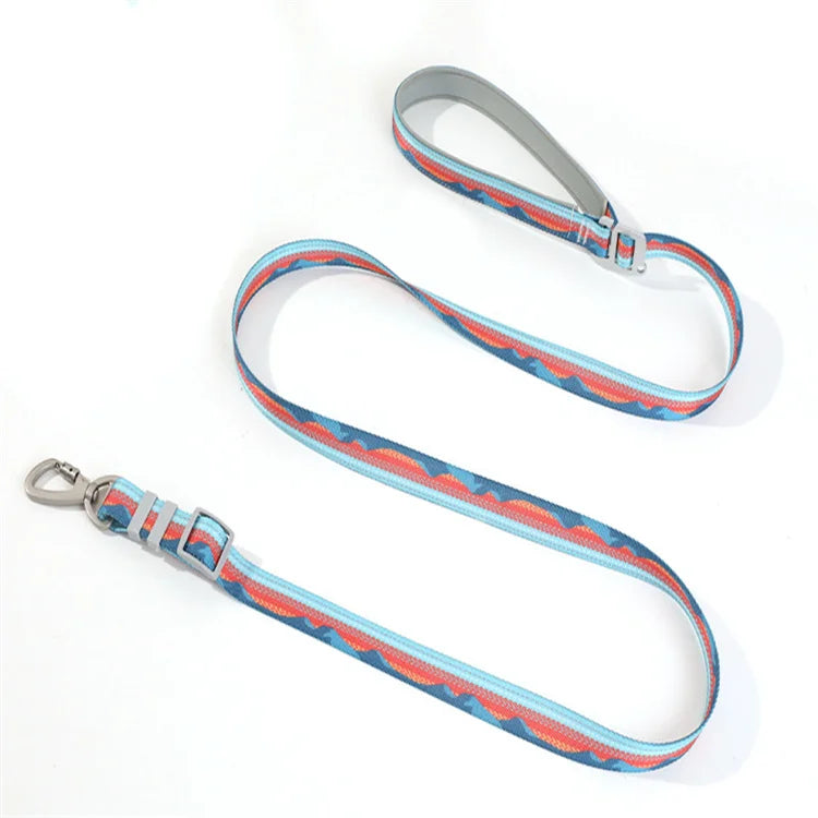 Multifunctional Crossbody Rope Pet Lead Hands Free Dog Leash Without Hands for Running Walking Training