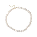 DAIHE NC5887 Freshwater Pearl Non-fading AB Side Customized White 4mm Necklace for Women