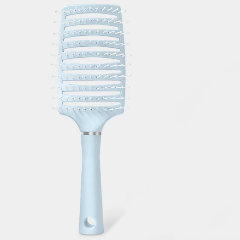 Fluffy Hair Roots High Cranial Top Hair Styling Tools Nylon Comb With Hollow Design Scalp Massaging Comb