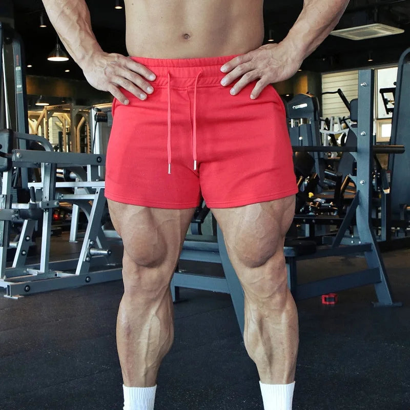 Running Mens Athletic Terry Cotton GYM Shorts