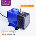 Startnow 80W Multifunctional Submersible Water Pump 3500L/H Flow 220V Energy Saving Pump for Fish Farming Fountainpond CO2 Laser