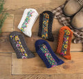 Vintage Autumn and Winter Pile Socks National Style Floral Socks Female Cotton Character Mid-tube Socks