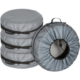 Custom 420D Spare Tire Cover for SUV Trailer RV Universal Sun Protection Sleeve Waterproof Dustproof Tyre Storage Cover