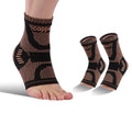 Compression Ankle Stabilizer Brace Lace up Adjustable Support for Running Basketball