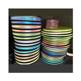 20mm 25mm 38mm Hi Vis Holographic Iridescent Color Reflective Polypropylene Polyester Woven Nylon Ribbon Webbing Strap Tape