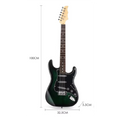 Huasheng 39 Inch Full Size Beginner's Electric Guitar Kit Basswood Body Maple Neck Rosewood Fingerboard 6 Steel Strings