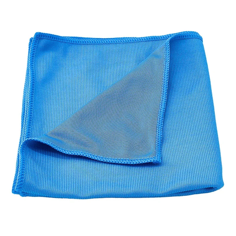 Microfiber Car Drying Towel with Custom Logo Absorbent Quick-Dry Square Auto Detailing Dust-Free Traceless Bright Light Cleaning