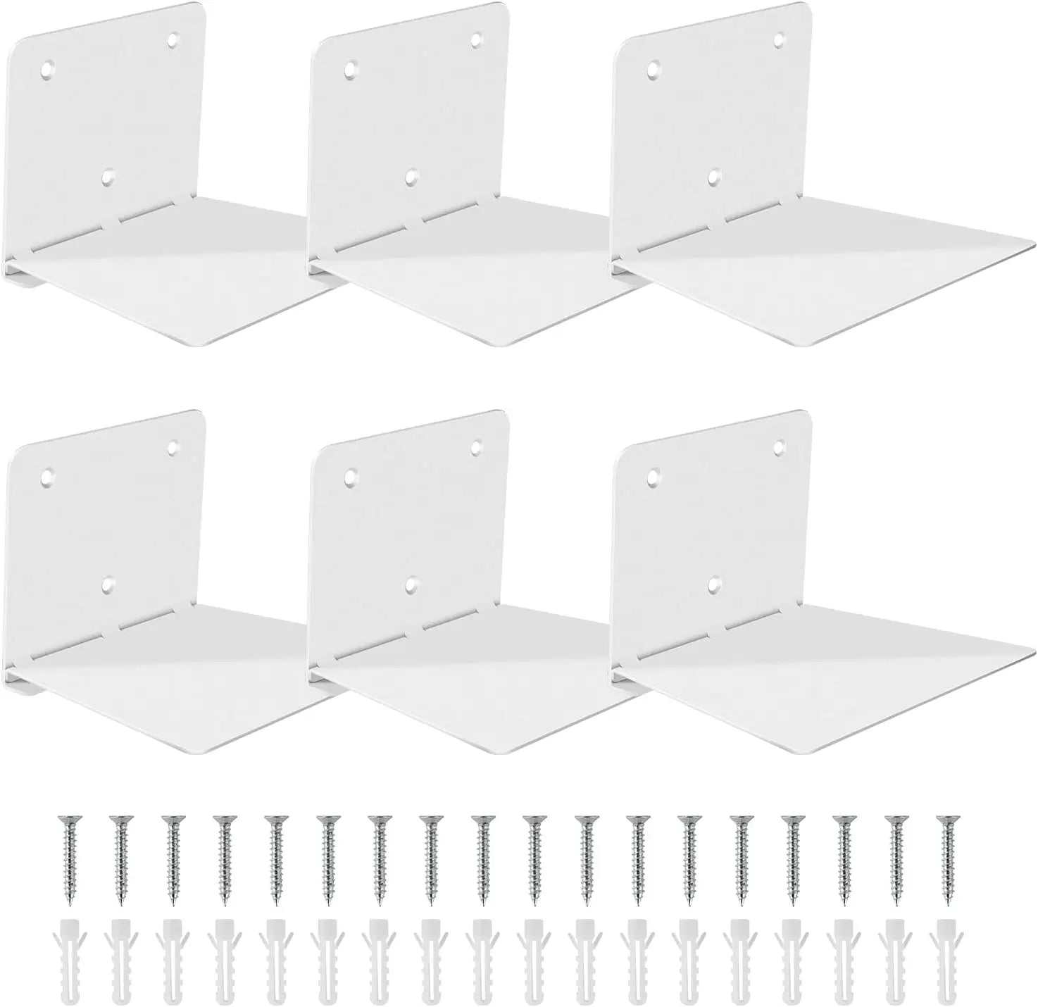 Conceal Sturdy Metal Floating Bookshelf for Wall Book Holder at Home Office Bracket