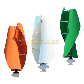 China Factory Real Power 2000w Vertical Axis Wind Turbine VAWT Generator 2m Blades