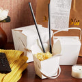 Custom Printed Food Grade Leak Proof Eco Friendly Biodegradable Takeaway Restaurant Paper Noodle Lunch Box with Handles