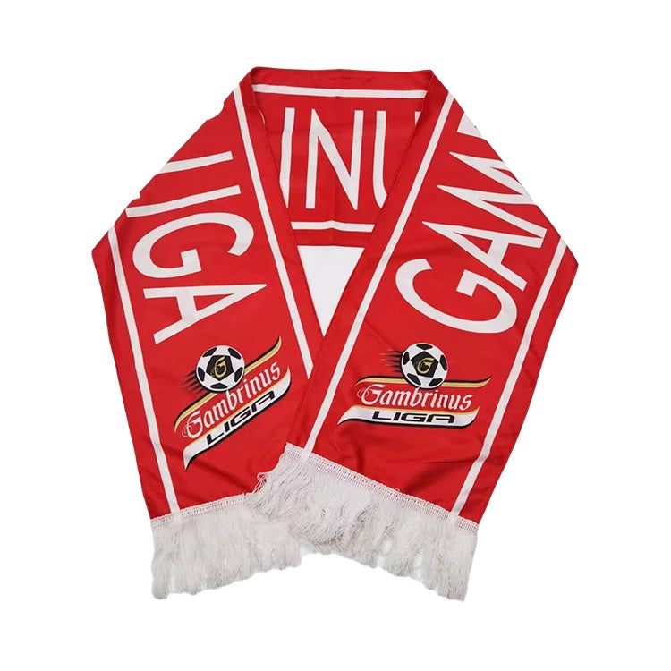 Manufacture Custom Design Your Own Soccer Style Football Sports Fans Cheering Scarves