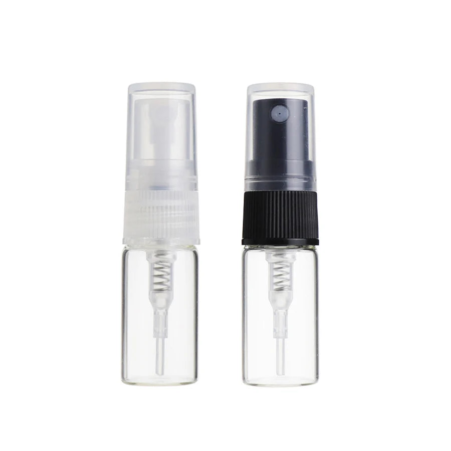 Factory Wholesale Sample Mini Tester 2ml 3ml Fine Mist Spray Glass Perfume Bottles