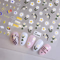 HONEY GIRL 3D Cute Cartoon Art Nail Stickers Kawaii Nail Charms & Decals for Women & Kids for DIY Decorations
