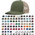 High Quality Custom Embroidery logo Richardson 112 Gorras Mesh Blank Snapback Plain Mesh Trucker Hats Sports Caps
