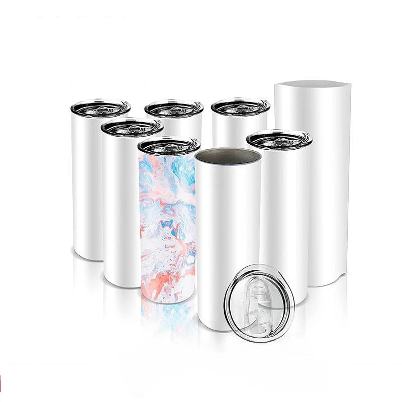 Custom Sublimation Blank 20oz Stainless Steel 304# Double Wall Vacuum Insulated Skinny Tumbler 6-12 Hours Thermal Performance