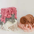 New Design Fashion Acrylic Decorative Sofa Knitted Throw Blanket for Sofa Enough Stock