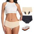 Classic Cotton Girls 4 Layers Leak Proof Underwear Absorption Menstrual Period Panties for Women Incontinence Briefs