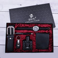 Luxury Men's Gift Set for Father's Day Includes Leather Belt Purse Tie Perfume Cufflinks Watch Pen-for Birthday