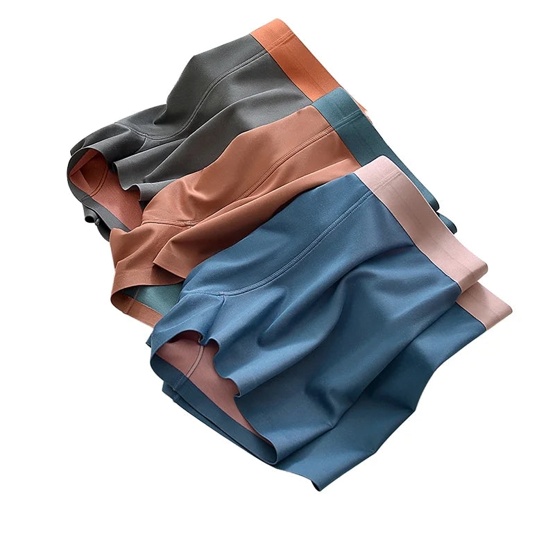Custom Packing of Sport Seobean Mens Underwear Boxer Femme Brief Set Cotton Bamboo Modal Underpants Ice Silk Nylon Men's Boxers