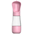 Multifunctional 4 in 1 Eco-Friendly Plastic 350ml 550ml Reusable Travel Outdoor Dog Drinking Water Bottle
