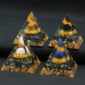 Gold Lotus Clear Quartz Rose Amethyst Bead Orgone Pyramid Healing Kit Polished Crystal EMF Protection Reiki Other Crystal Crafts