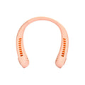 2023 Hands Free Mini Portable Usb Rechargeable Leafless Hanging Neck Fan Outdoor Sports Lazy Hanging Neck Band Portable Fans