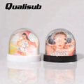 Qualisub Factory Price Liquid Photo Frame Sublimation Snow Globes Photo Frames with Liquid