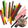 Colorful 7mm Diameter Kids Hot Melt Glue Stick No VOC Good Viscosity Mini Adhesive Silicon Bar for Plastic Ceramic Paper EVA