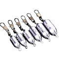 15g to 80g Lead Material Fishing Sinker with Rolling Swivel