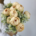 Artificial Peony Rose Silk Flowers Bouquet Home Wedding Decoration Artificial Peony Flower Wholesale