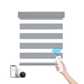 Double Layer Electric Day Night Automatic Smart Remote Control Blackout Motorized Roller Shades Zebra Blinds for Window