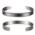 BioMagnetic Jewelry Wholesale Cuff Cross Women Men  Magnetic Copper Bangle Bracelet