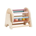 Montessori Children Wooden Desktop Spinning Drum Early Educational Musical Rattle Sensory Teaching Aids Toys for Girls