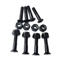 Wholesale 25mm 29mm 32mm Steel Phillips Allen Skateboard Parts in Black Color with L Wrench Longboard Nuts and Bolts 8-Piece Set