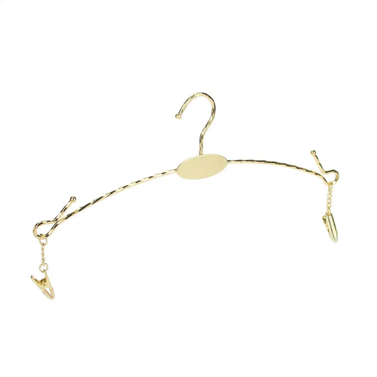Exhibition Customized Superior Quality Underpants Senior Metal Lingerie Hangers