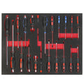 New Complete Multi-size Cane Handle Tool Settool Trolley Cabinet With Interchangeable Tool Drawer
