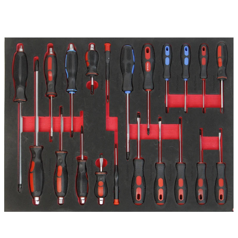 New Complete Multi-size Cane Handle Tool Settool Trolley Cabinet With Interchangeable Tool Drawer