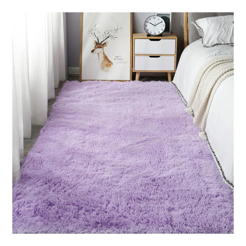 Custom Large Fluffy Faux Fur Rug Super Soft Luxury Carpet for Modern Bedroom and Living Room Machine Made Area Rugs & Sets