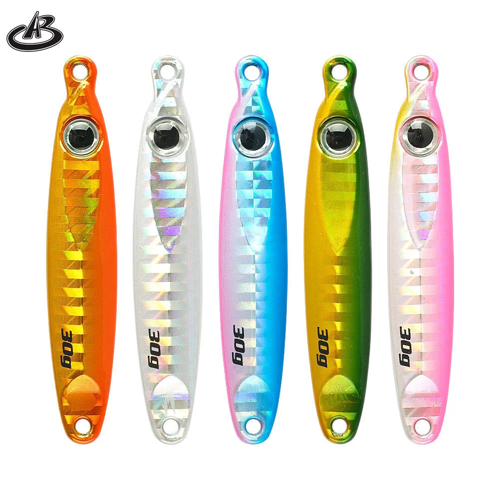 10g 15g 25g 30g 40g 60g Fast Fall Micro Hard Lures Tungsten Artificial Jig Fishing Lure for Lake/Stream Topwater