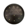 High Quality White 6 Inch (15cm) 11Note Metal Carbon Steel Brown OEM Brand Tongue Drum C Major 0.8kg