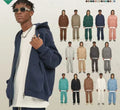 Wholesale Custom Hoodies With Your Own logo 500 GSM Cotton Plain Heavyweight Oversized Hoodies Unisex Custom Logo Men' Hoodies
