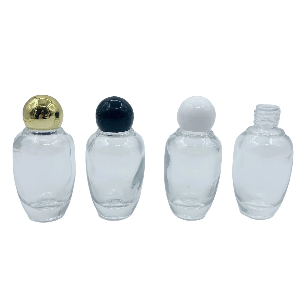 15ml Empty Glass Bottle Perfume Bottle With Spherical Lids