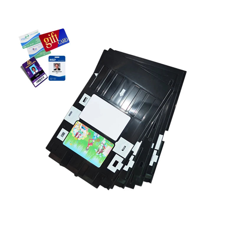 NFC Plastic Card Tray Holder for Inkjet Direct Printing R270 T50 L801 805 Printer Mini Tag 13.56MHz for Business Cards Card
