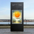 For Outdoor 42 Inch Vertical Touchscreen Kiosk with IP65 Rating for Elevator Wayfinding Digital Signage