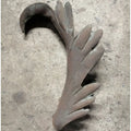 Components Elements Gate Fence Hand Forged Steel Wrought Iron Metal Leaves