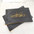 Custom Logo Satin Silk Zipper Bag Large Shopping Hair Bundles Packaging Wig Gift Zipper Pouch